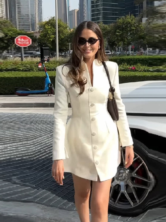 Damen Blazer im Trench-Stil EB
