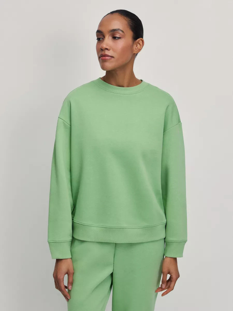 Damen Bequemer Oversized Sweatpullover mit lässigem Schnitt EB