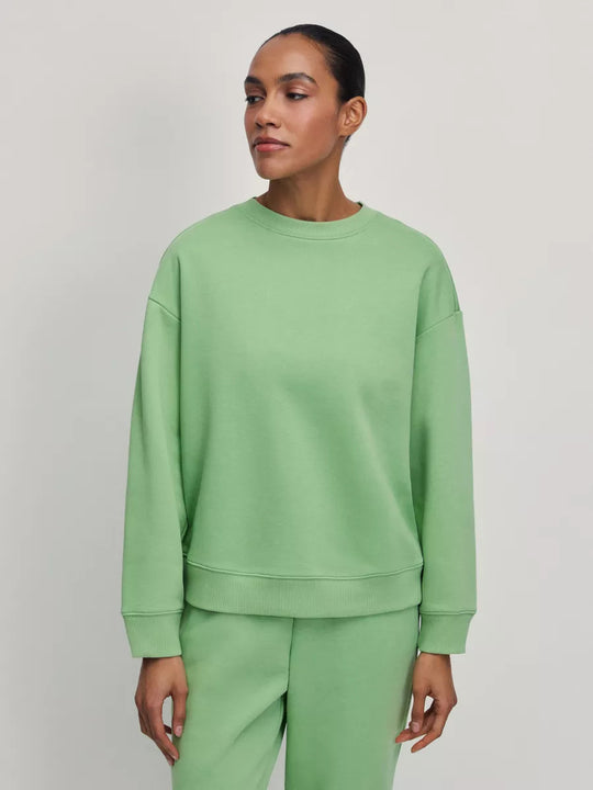 Damen Bequemer Oversized Sweatpullover mit lässigem Schnitt EB