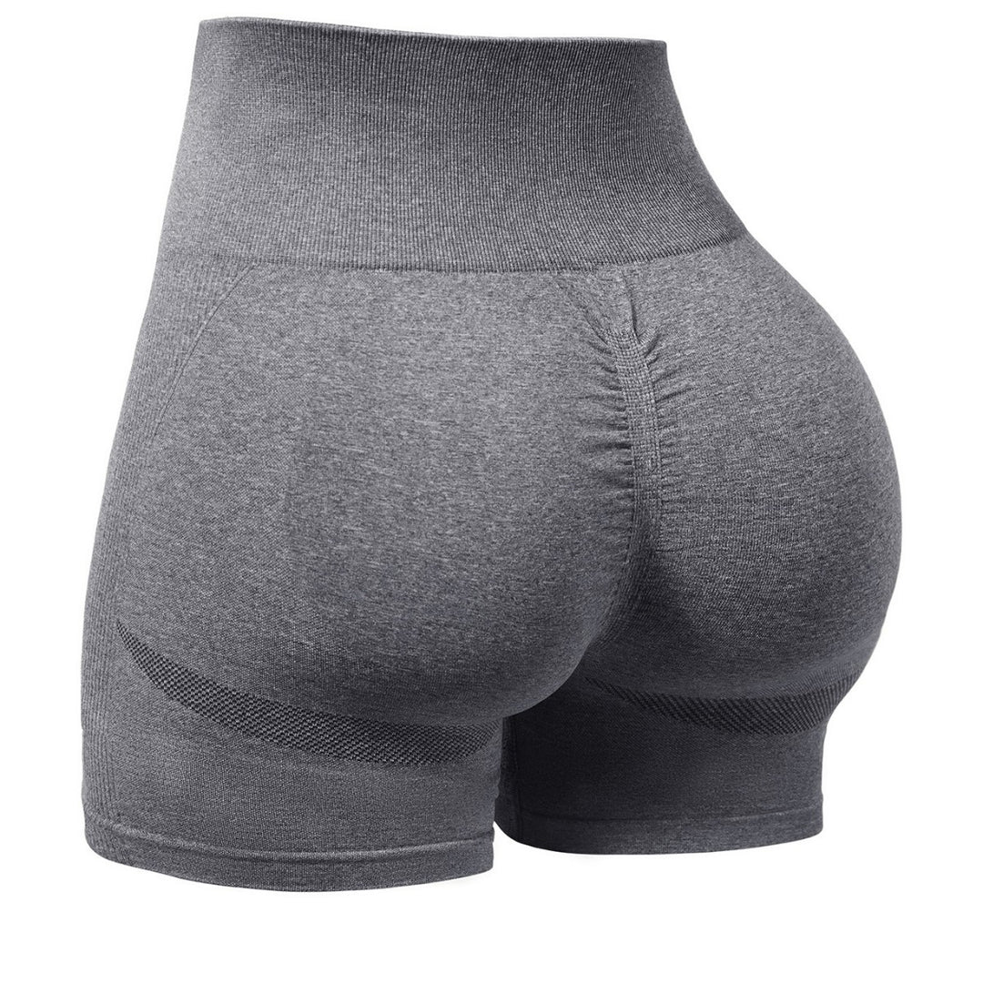 Damen Hochbundige Fitness Shorts mit innovativer Formgebung EB