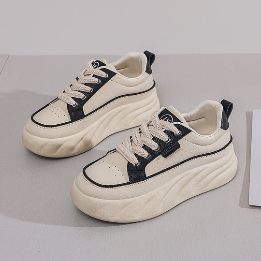 Damen Sportliche Sneakers mit dickem Plateau EB