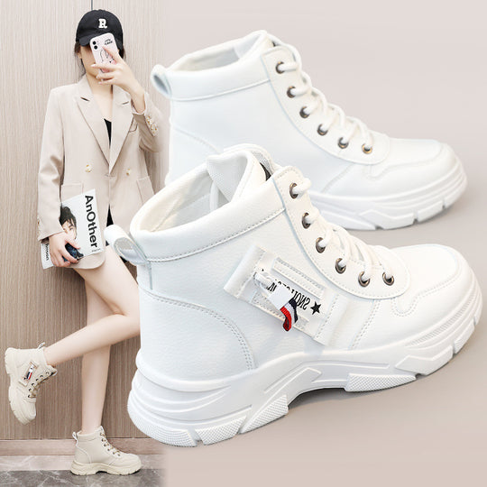 Damen High-Top Sneakers mit dämpfender Sohle und trendigem Design EB