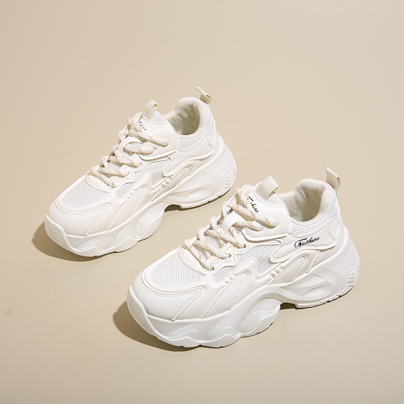 Damen Sportliche Chunky Sneakers mit atmungsaktivem Obermaterial und stabiler Sohle EB