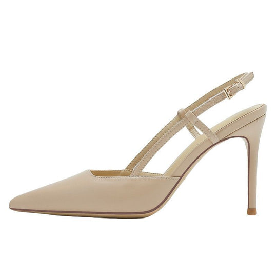 Damen Slingback High Heel Schuhe mit elegantem Riemendesign EB