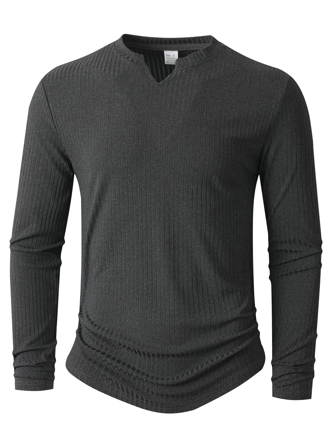 Herren Langarmshirt mit innovativer Rippstruktur EB