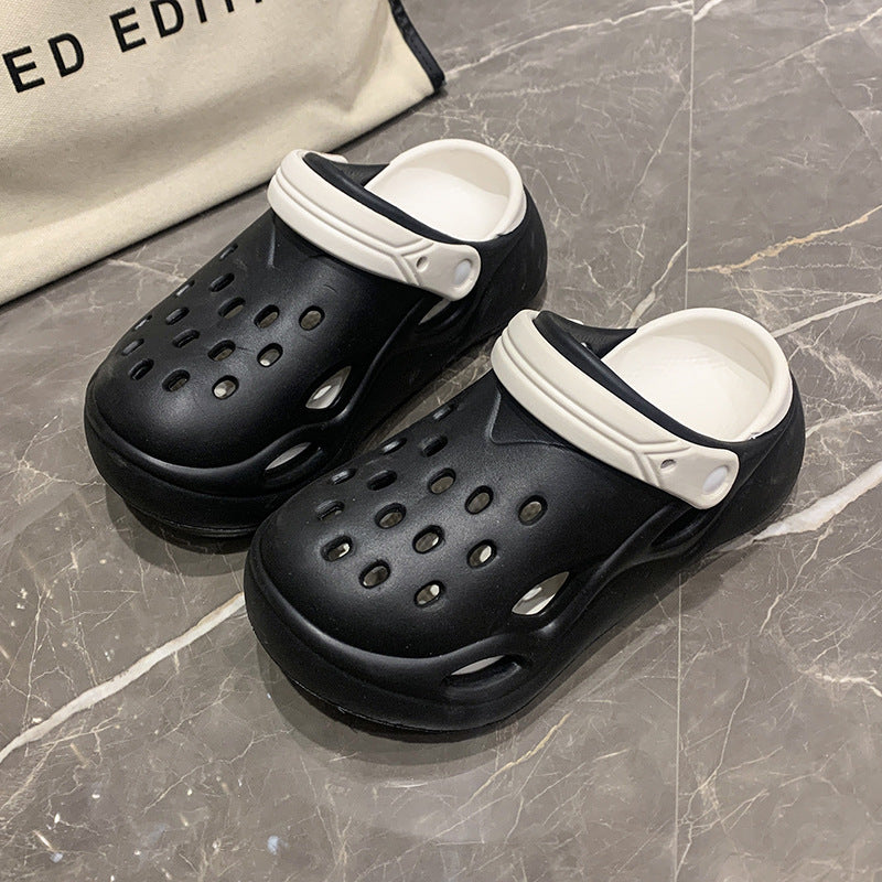 Damen Luftige Clogs mit verstellbarem Riemen EB