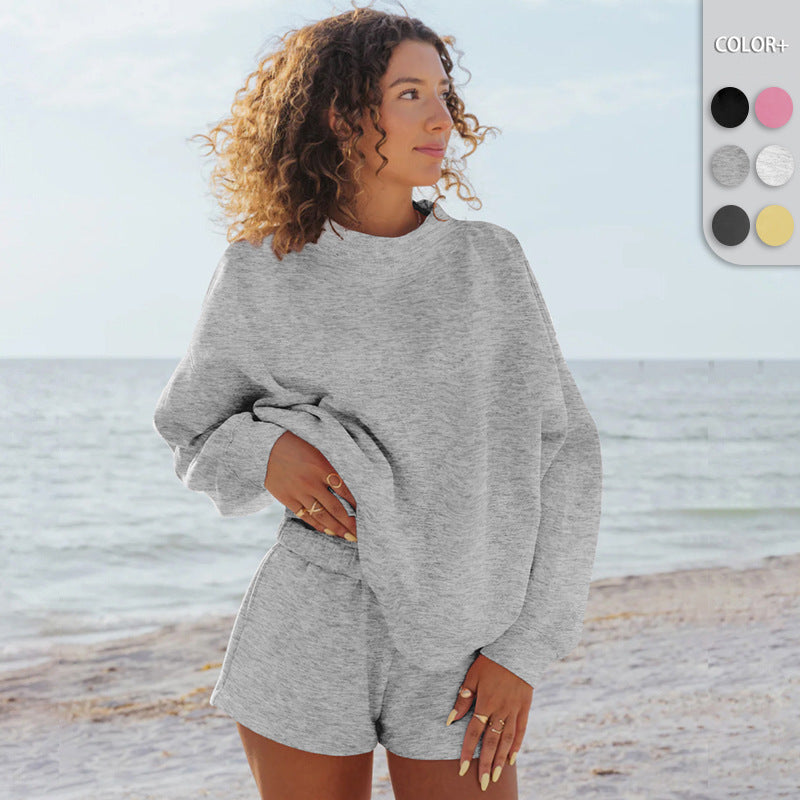 Damen Oversize-Sweatshirt mit Raglanärmeln EB