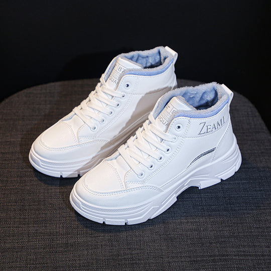Damen High-Top Sneaker mit kuscheligem Innenfutter EB