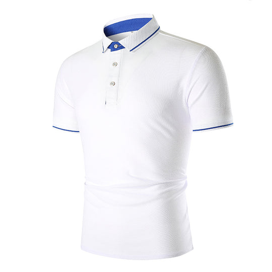 Herren Poloshirt mit kontrastierendem Kragen und atmungsaktiven Eigenschaften EB