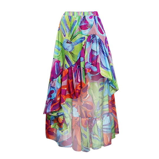 Damen Einteiler Badeanzug mit floralem Cut-Out Design EB