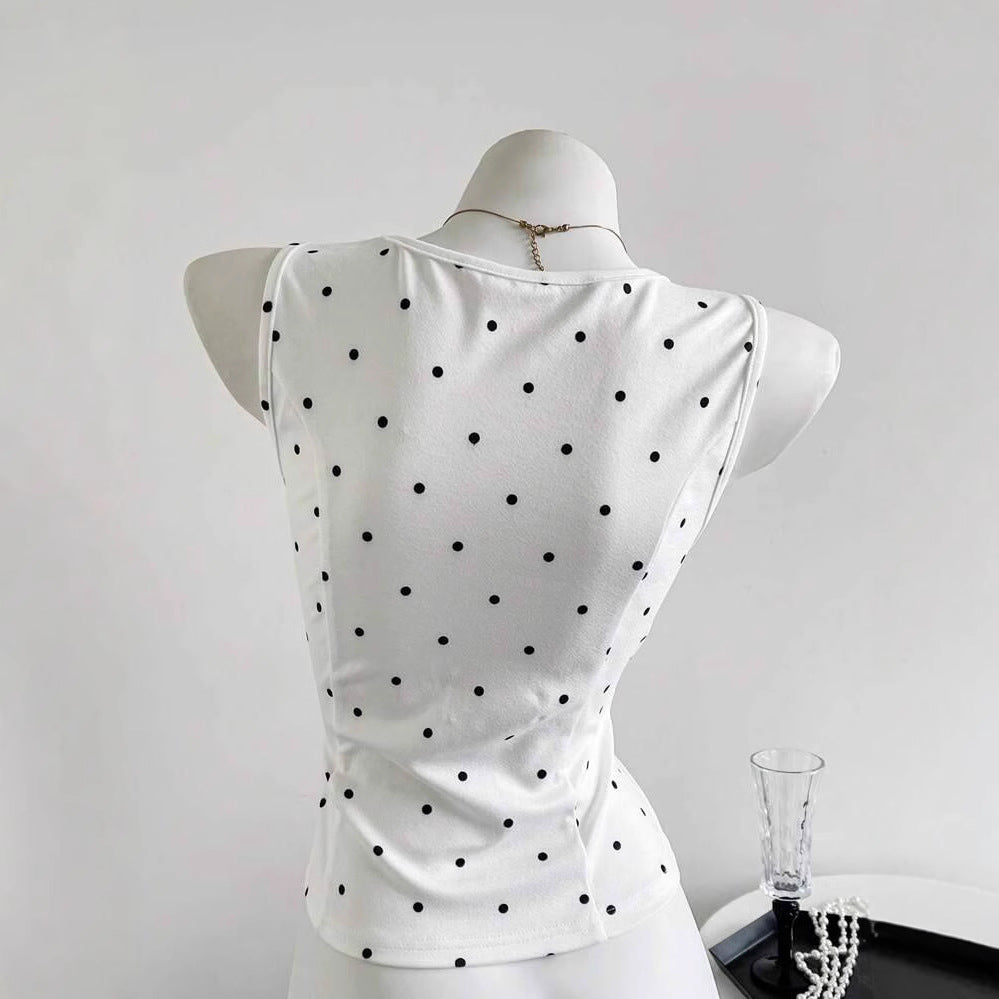 Damen Top mit Rüschendetails und Schleifen EB
