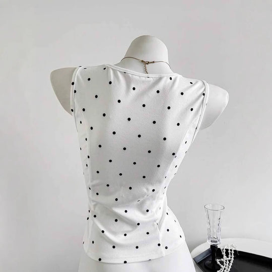 Damen Top mit Rüschendetails und Schleifen EB