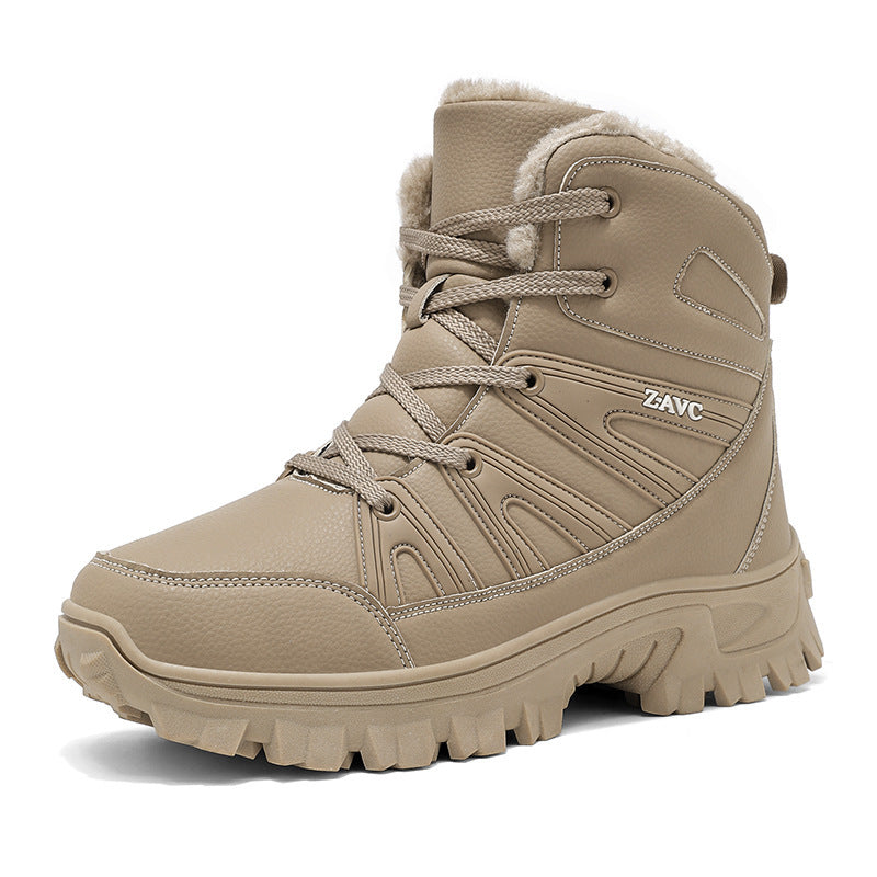 Damen Warmfutter Winterstiefel mit rutschfester Sohle und schnellem Schnellschnürsystem EB