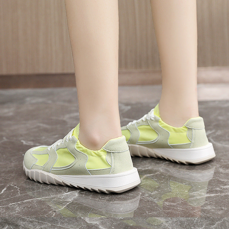Damen Sportliche Sneakers mit atmungsaktiver Mesh-Oberfläche und stoßdämpfendem Profil EB