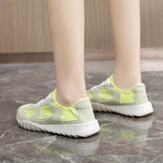 Damen Sportliche Sneakers mit atmungsaktiver Mesh-Oberfläche und stoßdämpfendem Profil EB