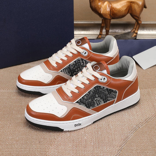 Damen Sportliche Sneakers mit modischem Oberflächenmuster und gepolsterter Innensohle EB