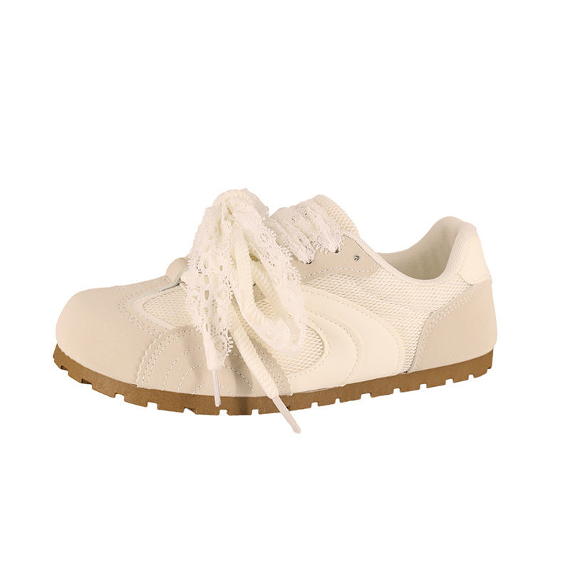 Damen Sneaker mit romantischem Spitzen-Schnürsystem EB