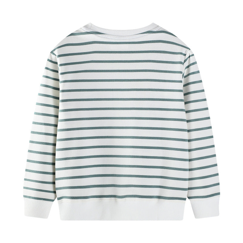 Jungen Sweatshirt mit lebhaftem Traktordesign und Tierapplikationen EB