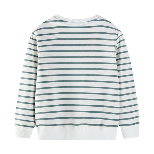 Jungen Sweatshirt mit lebhaftem Traktordesign und Tierapplikationen EB