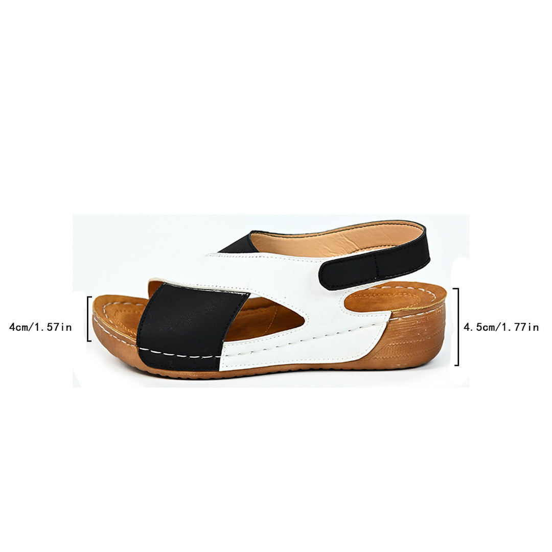 Damen Komfortable Riemchen-Sandalen mit atmungsaktiver Sohle EB