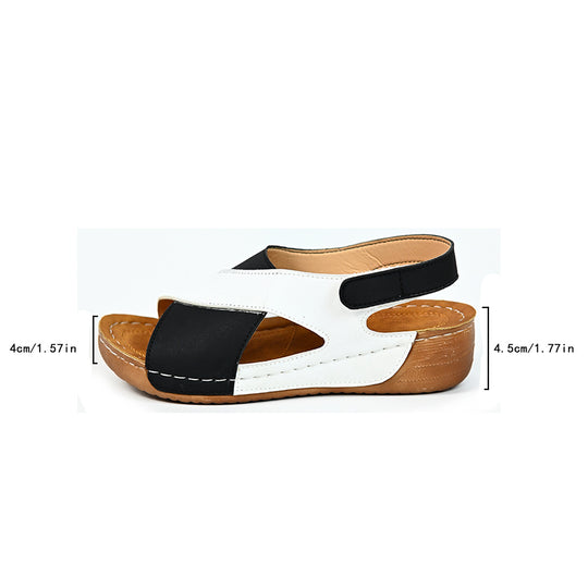 Damen Komfortable Riemchen-Sandalen mit atmungsaktiver Sohle EB
