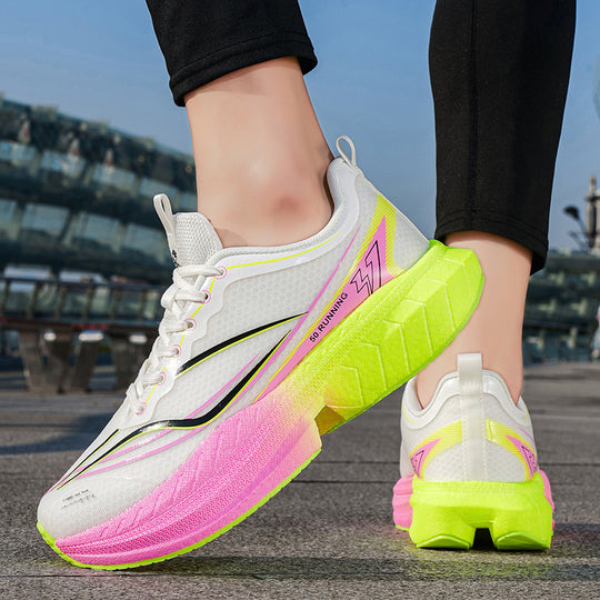 Damen Hochleistungs-Runningschuhe mit atmungsaktiver Oberflächenstruktur und dämpfender Sohle EB