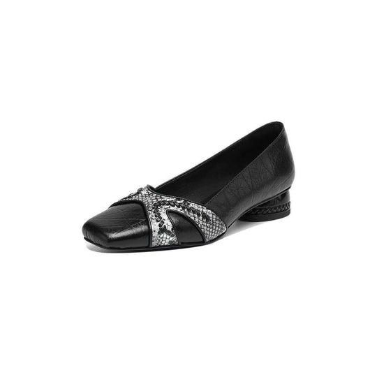 Damen Elegante Ballerinas mit modischem Schnellen-Detail und bequemer Sohle EB