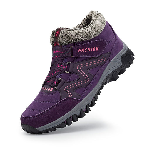 Damen Hochwertige Outdoor-Wanderschuhe mit isoliertem Futter und rutschfester Sohle EB