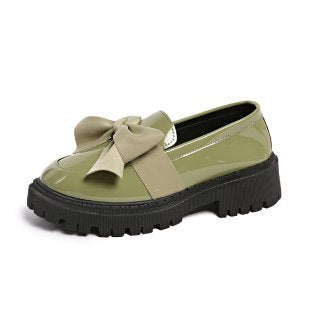Damen Clogs mit voluminösem Schleifen-Design und rutschfester Sohle EB