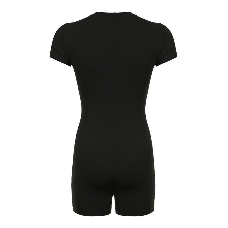 Damen Kurzarm-Body mit figurformendem Schnitt EB