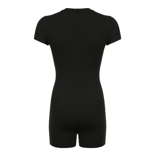 Damen Kurzarm-Body mit figurformendem Schnitt EB