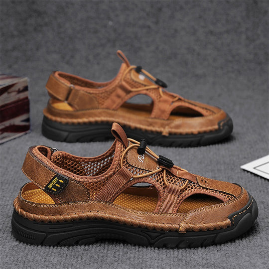 Damen Sportliche Sandalen mit atmungsaktivem Mesh und rutschfester Sohle EB