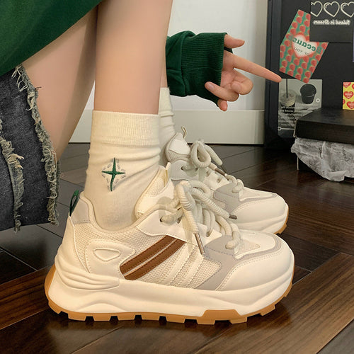 Damen Sneakers mit sportivem Design und stoßdämpfender Sohle EB
