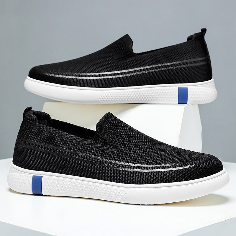 Damen Freizeit Sneakers mit atmungsaktivem Mesh-Obermaterial und rutschfester Sohle EB