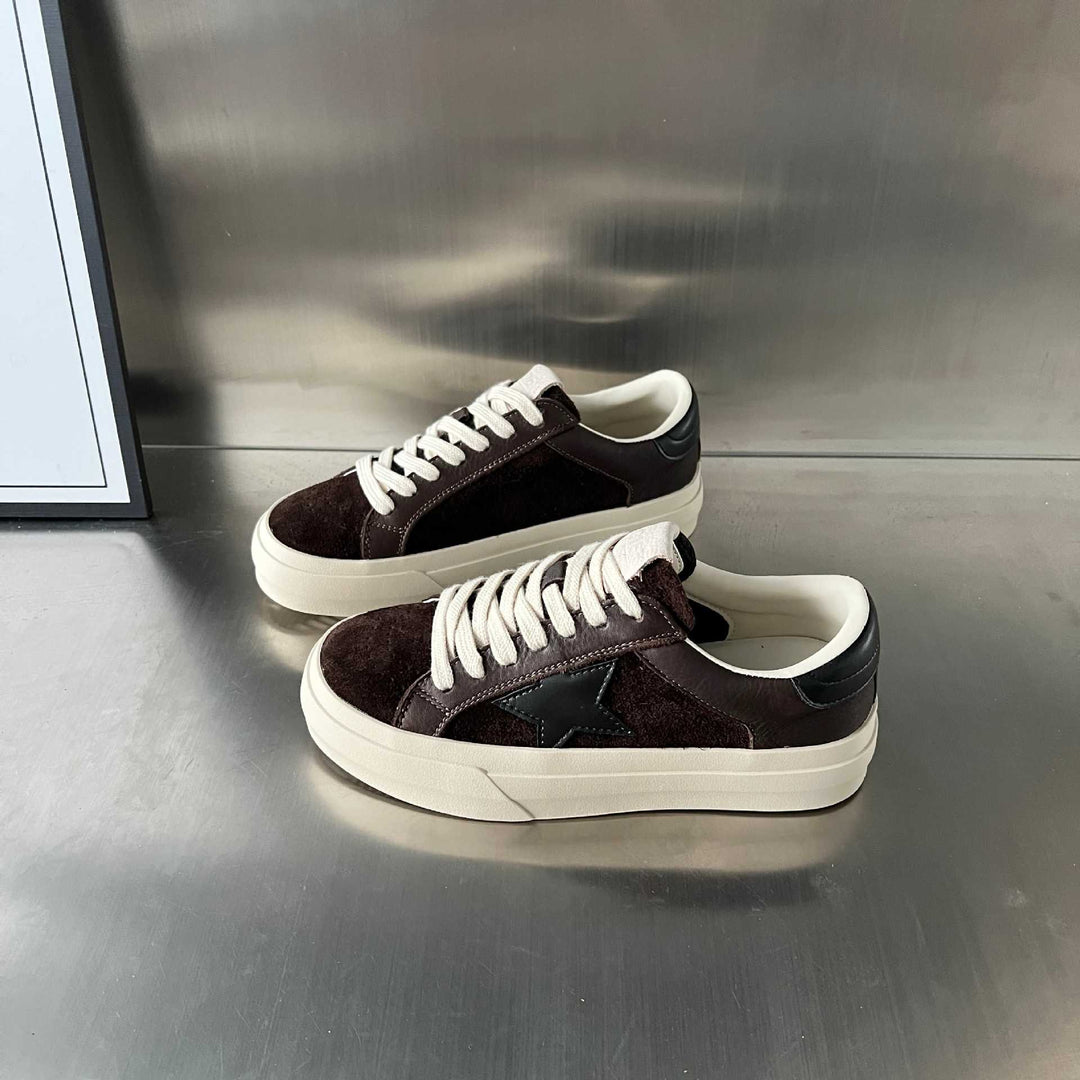 Damen Sportliche Sneaker aus veganem Wildleder mit atmungsaktiver Polsterung EB