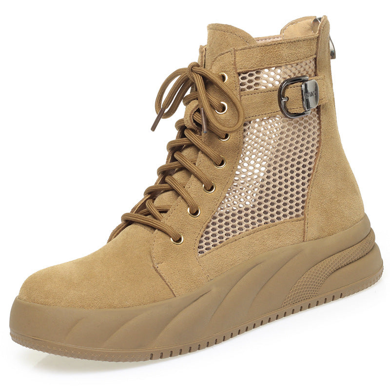 Damen Sportliche Sneakers mit atmungsaktiver Netzstruktur und flexibel dämpfendem Sohlenbereich EB