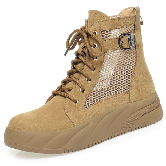 Damen Sportliche Sneakers mit atmungsaktiver Netzstruktur und flexibel dämpfendem Sohlenbereich EB