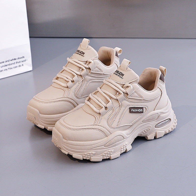 Damen Chunky Sneakers mit robuster Profilsohle und atmungsaktivem Obermaterial EB