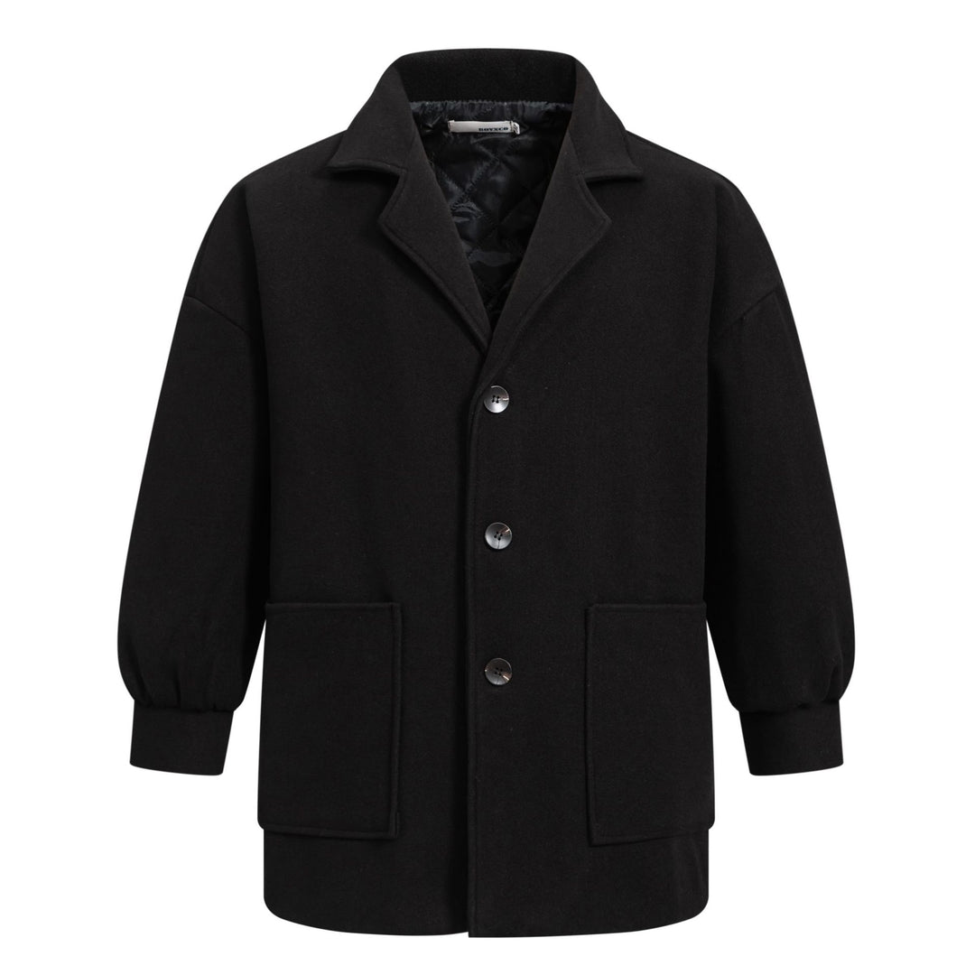 Damen Übergröße Blazerjacke mit komfortabler Passform und praktischen Taschen EB