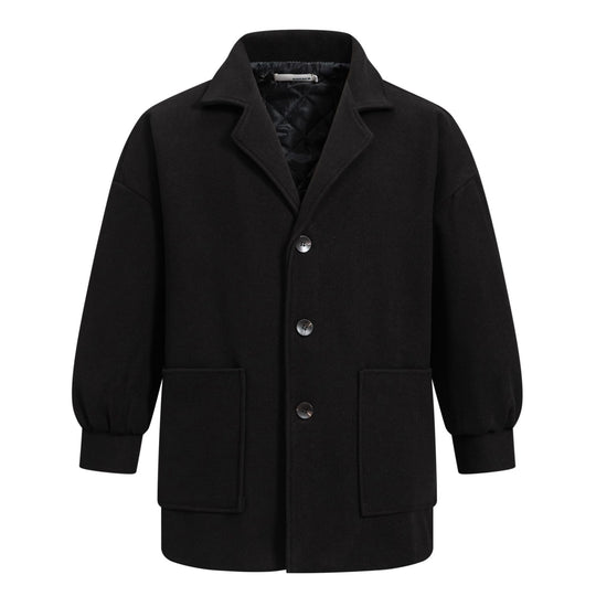 Damen Übergröße Blazerjacke mit komfortabler Passform und praktischen Taschen EB