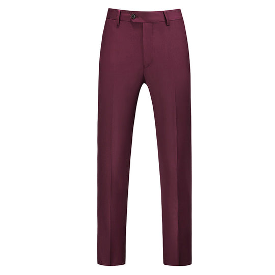 Herren nan schlanke Premium-Bügelfaltenhose mit Stretchbund und knitterarmem Gewebe EB
