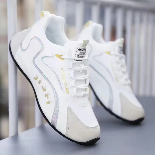 Damen Sportliche und elegante Sneakers mit modischer Struktur EB