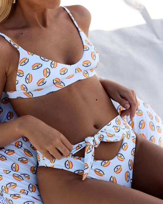 Damen Triangel-Bikini mit Wickelbund EB
