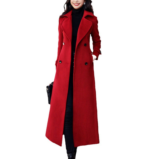 Damen luxuriöser Trenchcoat EB