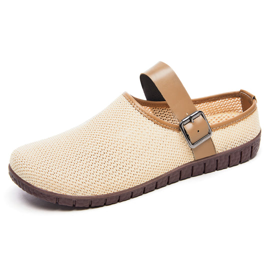 Damen Atmungsaktive Clogs mit verstellbarem Riemen EB
