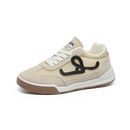 Damen Sportliche Sneaker mit atmungsaktiver Mesh-Oberfläche und rutschfester Sohle EB