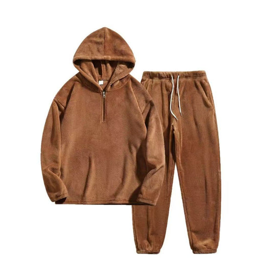 Damen Fleece Schlafanzug EB