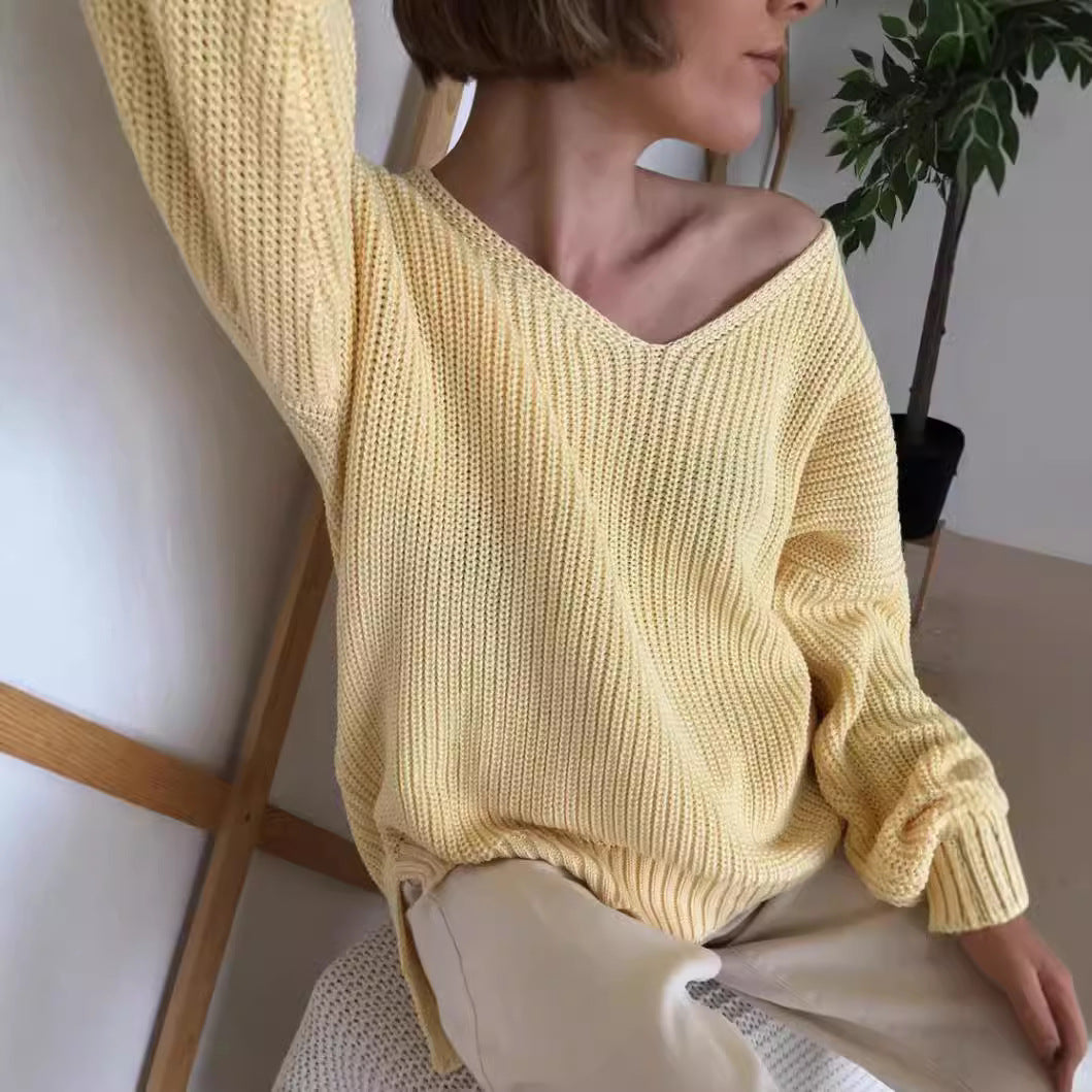 Damen oversized Strickpullover EB