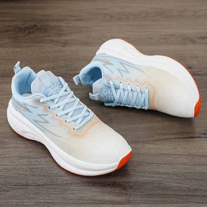 Damen Hochkomfortable Fitness-Laufschuhe mit atmungsaktiver Mesheinsatz EB
