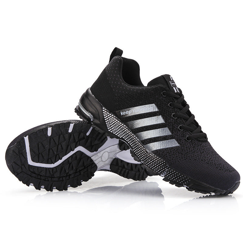 Herren leichte atmungsaktive Lauf‑ und Trail‑Sneaker mit verstärkter Fersendämpfung und griffiger Outdoorlaufsohle EB
